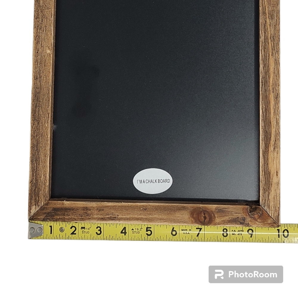 20x10 All I Want for Christmas Chalkboard Sign Rustic Holiday Wall Hanging - Picture 3 of 5